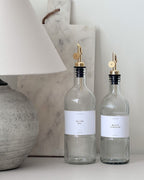 ALORA Ribbed Glass Oil Bottle – 500ml or 700ml | Refillable with Custom Labels image 5