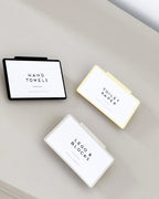 Personalised Basket Tags in Black, Silver orGold - Custom Tags image 0