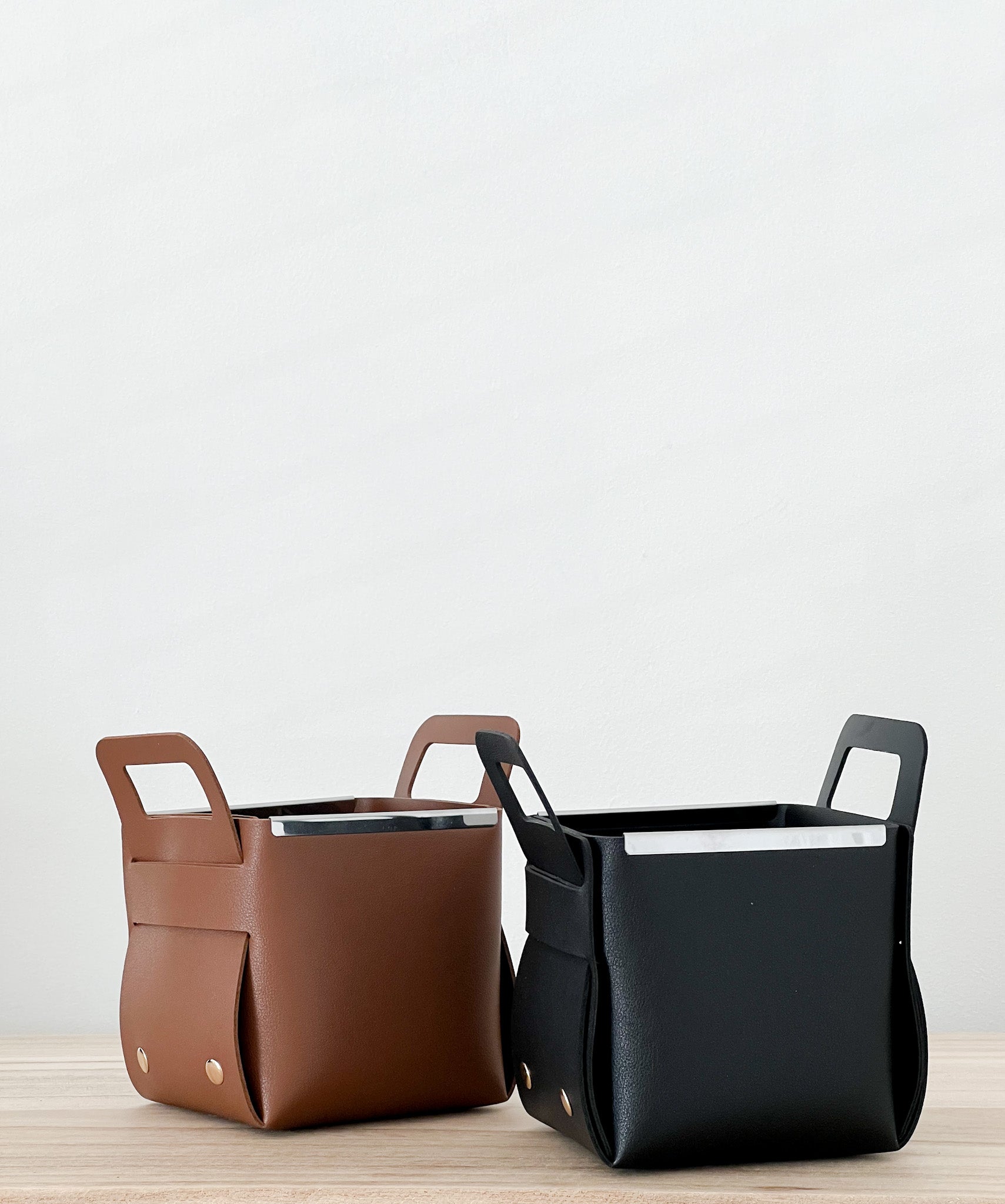 Vegan Leather Storage Boxes - Home Organisation by Home Tailors image 4