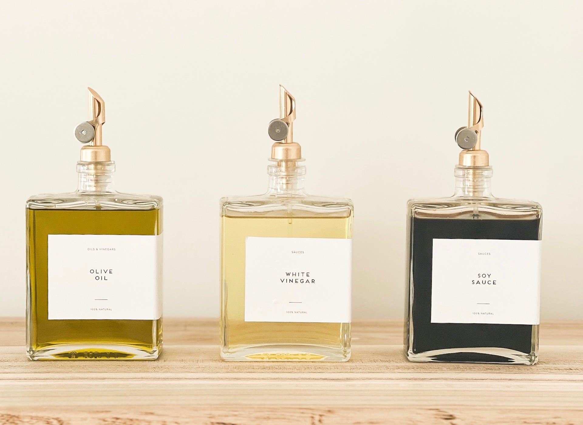 LIVRARA Book-Shaped Glass Oil Bottle – 200ml or 500ml | Refillable with Labels image 2