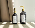 FUMO Smoked Glass Spray Bottle – Refillable Sink Set with Optional Dispensers