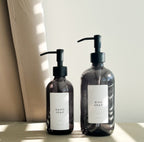 FUMO Smoked Glass Soap Dispenser – 250ml or 500ml | Refillable with Custom Label image 4