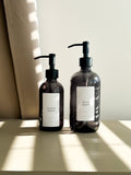 FUMO Smoked Glass Soap Dispenser – 250ml or 500ml | Refillable with Custom Label image 0