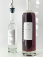 Coffee Syrup Bottles with Weighted Pourer 200ml 500ml Reusable image 1