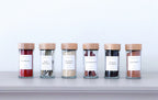 Bamboo Spice Jars – Borosilicate Glass Set with Natural Bamboo Lid