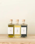 LIVRARA Book-Shaped Glass Oil Bottle – 200ml or 500ml | Refillable with Labels