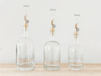 NOREA Glass Oil & Vinegar Bottle – 350ml, 500ml or 700ml with Pourer and labels