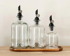 Acacia Wood Tray – Oval or Rectangular, for Bottles & Dispensers