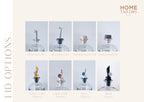 NOREA Glass Oil & Vinegar Bottle – 350ml, 500ml or 700ml with Pourer and labels